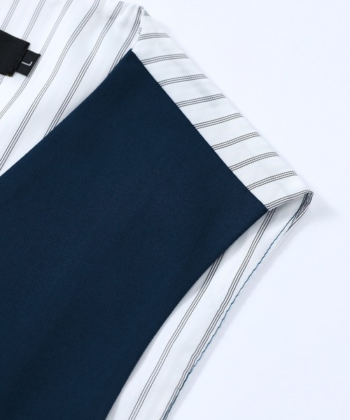 Cloudstyle（クラウドスタイル）の「【Cloudstyle】ダブルブレスト ノーカラー スーツベスト（スーツベスト・メンズ・グレー/ネイビー/ブラック・LARGE/X-LARGE/SMALL/MEDIUM）」の18枚目の写真