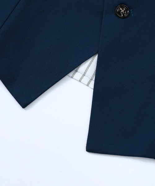 Cloudstyle（クラウドスタイル）の「【Cloudstyle】ダブルブレスト ノーカラー スーツベスト（スーツベスト・メンズ・グレー/ネイビー/ブラック・LARGE/X-LARGE/SMALL/MEDIUM）」の21枚目の写真