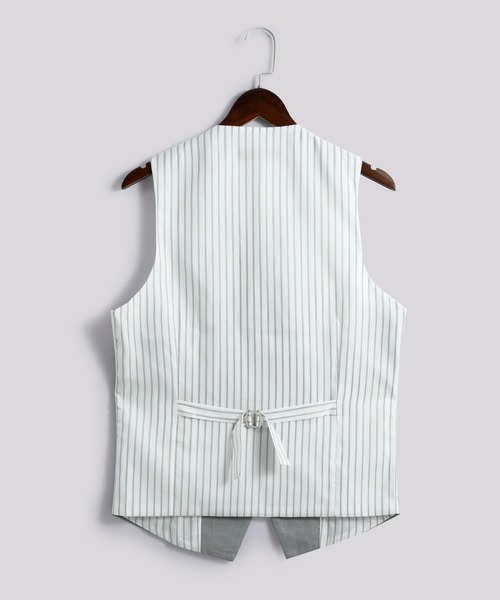 Cloudstyle（クラウドスタイル）の「【Cloudstyle】ダブルブレスト ノーカラー スーツベスト（スーツベスト・メンズ・グレー/ネイビー/ブラック・LARGE/X-LARGE/SMALL/MEDIUM）」の6枚目の写真