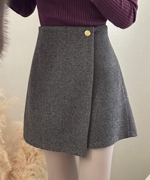 ラップスカート」に該当するグレー/灰色系のファッション通販