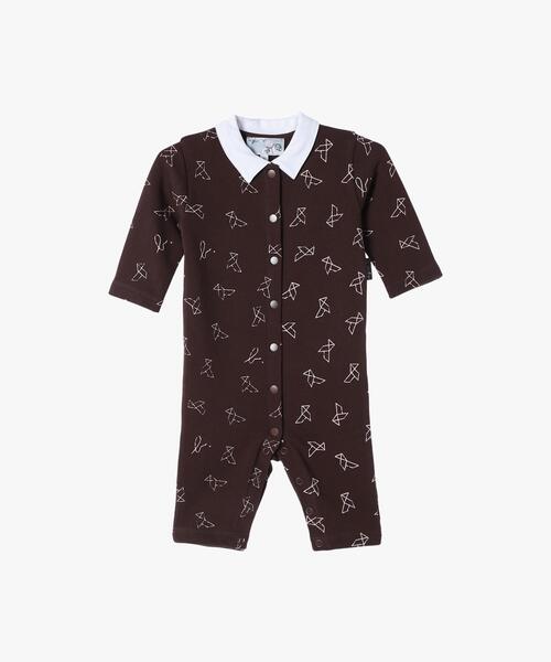 Bonpoint ベビー ロンパース コンビネゾン　カシミヤ　12M グレー Bonpoint ベビー ロンパース コンビネゾンカシミヤ12M グレー