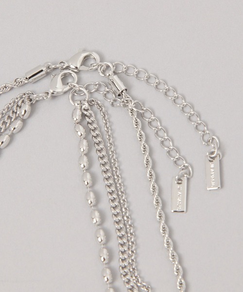 オーバルレイヤーネックレス/580552（ネックレス）｜JEANASIS