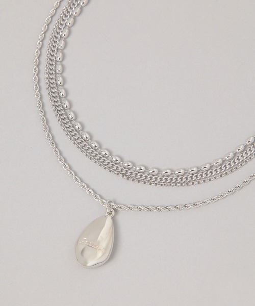 JEANASIS(ジーナシス)の「オーバルレイヤーネックレス/580552(ネックレス・レディース・シルバー/シルバー系その他・FREE)」の12枚目の写真