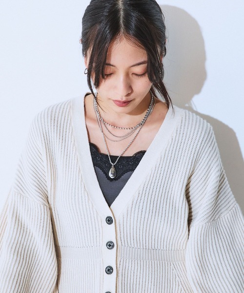 JEANASIS(ジーナシス)の「オーバルレイヤーネックレス/580552(ネックレス・レディース・シルバー/シルバー系その他・FREE)」の9枚目の写真