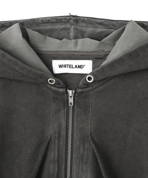 WHITELAND（ホワイトランド）の「WHITELAND/ホワイトランド/ZIP UP CARGO HOODIE（パーカー・レディース・チャコールグレー・F）」の4枚目の写真