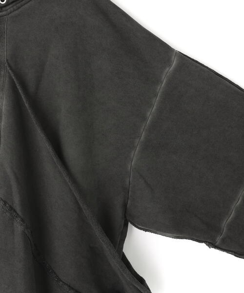 WHITELAND（ホワイトランド）の「WHITELAND/ホワイトランド/ZIP UP CARGO HOODIE（パーカー・レディース・チャコールグレー・F）」の5枚目の写真