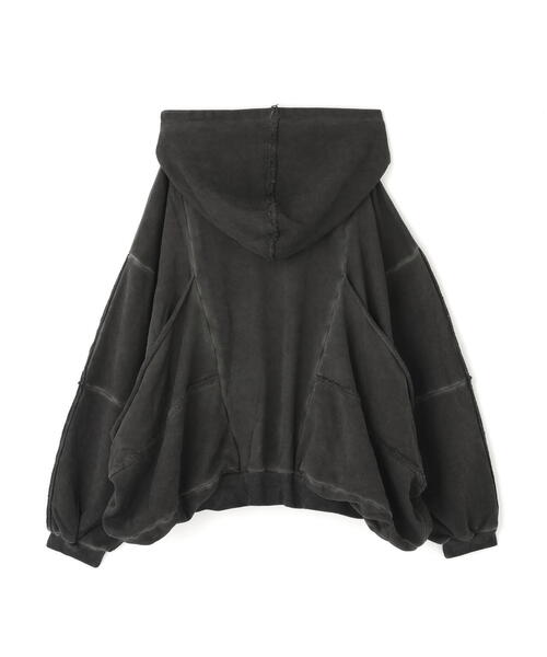 WHITELAND（ホワイトランド）の「WHITELAND/ホワイトランド/ZIP UP CARGO HOODIE（パーカー・レディース・チャコールグレー・F）」の2枚目の写真