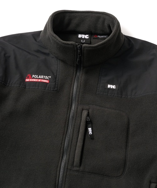 FTC（エフティーシー）の「POLARTEC FLEECE JACKET（ブルゾン・メンズ・ブラック/グレー・SMALL/MEDIUM/LARGE/X-LARGE）」の5枚目の写真