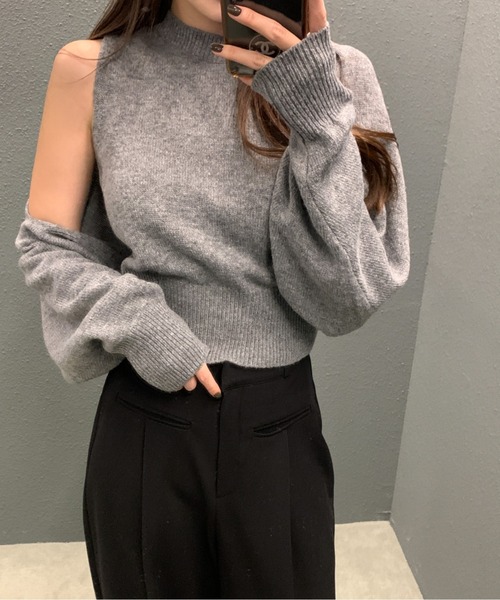 u♡(2/11いっぱい)Cygne ワンショルダーオープンニット 商品 – ページ 2｜Cygne(シーニュ) 公式サイト