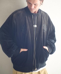 mj11052-aged velour souvenir jacket リバーシブルブルゾン(AP2523010)