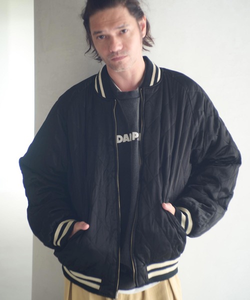 ADAM PATEK（アダムパテック）の「mj11052-aged velour souvenir jacket リバーシブルブルゾン(AP2523010)（ブルゾン・メンズ・ブラック×ホワイト/ブラック×ブラック・1/2）」の14枚目の写真