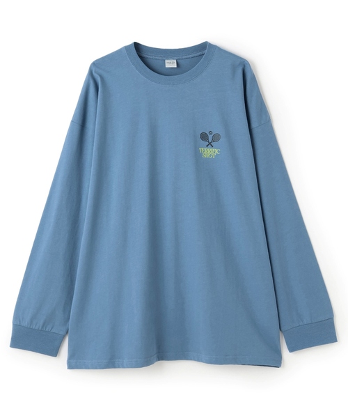 and D. petit main(アンドディープティマイン)の「【親子リンク】【DAD】アソート転写ワイドロンT(Tシャツ/カットソー・メンズ・ブルー/イエロー/ホワイト・F)」の2枚目の写真