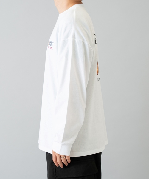 and D. petit main(アンドディープティマイン)の「【親子リンク】【DAD】アソート転写ワイドロンT(Tシャツ/カットソー・メンズ・ブルー/イエロー/ホワイト・F)」の9枚目の写真