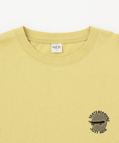and D. petit main(アンドディープティマイン)の「【親子リンク】【DAD】アソート転写ワイドロンT(Tシャツ/カットソー・メンズ・ブルー/イエロー/ホワイト・F)」の19枚目の写真