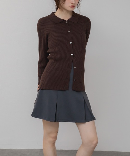 HEILIS(ヘイリス)の「プリーツミニスカート/ブラック グレー プリーツ スカート ファスナー開閉 春服 秋服 冬服 ミニスカ 台形 韓国 ノームコア ガーリー シティガール 膝上(スカート・レディース・グレー/ブラック・FREE)」の15枚目の写真