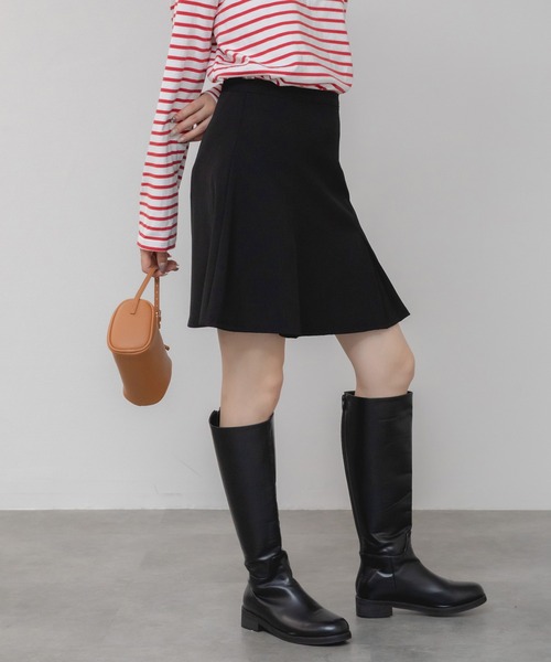 HEILIS(ヘイリス)の「プリーツミニスカート/ブラック グレー プリーツ スカート ファスナー開閉 春服 秋服 冬服 ミニスカ 台形 韓国 ノームコア ガーリー シティガール 膝上(スカート・レディース・グレー/ブラック・FREE)」の22枚目の写真