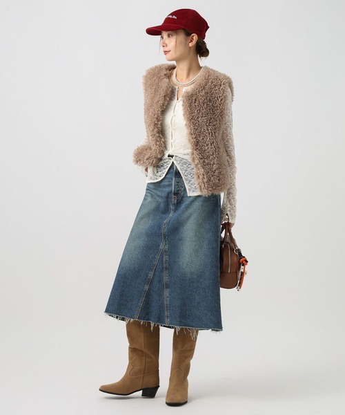 Levi's(リーバイス)の「【Levi's(R)(リーバイス(R))】Aラインデニムスカート(スカート・レディース・インディゴブルー・SMALL/MEDIUM)」の11枚目の写真