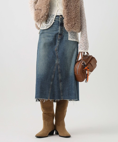 Levi's(リーバイス)の「【Levi's(R)(リーバイス(R))】Aラインデニムスカート(スカート・レディース・インディゴブルー・SMALL/MEDIUM)」の14枚目の写真