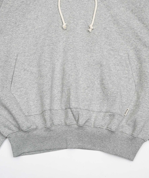 Elanque（エランク）の「volume hoodie / 裏起毛ボリュームフーディー（パーカー・メンズ・ブラック/グレー・SMALL/LARGE/MEDIUM）」の19枚目の写真