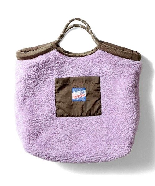 HOUSTON(ヒューストン)の「HOUSTON woman ヒューストン ウーマン BOA NYLON REVERSIBLE MARKET BAG ボア ナイロン リバーシブル 刺繍 マーケットバッグ(トートバッグ・レディース・ネイビー/オリーブ/グリーン/オレンジ/マルーン/グレー・FREE)」の13枚目の写真