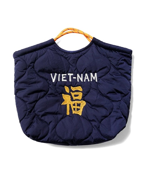HOUSTON(ヒューストン)の「HOUSTON woman ヒューストン ウーマン BOA NYLON REVERSIBLE MARKET BAG ボア ナイロン リバーシブル 刺繍 マーケットバッグ(トートバッグ・レディース・ネイビー/オリーブ/グリーン/オレンジ/マルーン/グレー・FREE)」の20枚目の写真