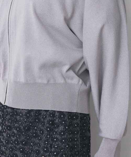index（インデックス）の「ドルマンジップラメパーカ【洗濯機OK】（パーカー・レディース・ベージュ系その他7/グレー系4/ブラック系5・00）」の21枚目の写真