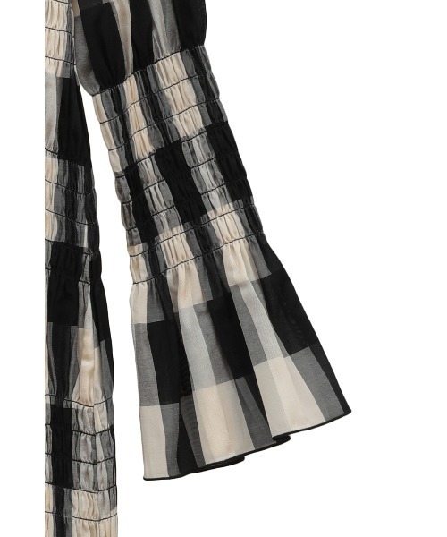 SHIRRING LONG ONEPIECE（ワンピース）｜CLANE（クラネ）の