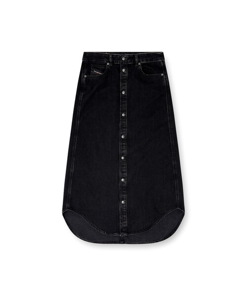 DIESEL（ディーゼル）の「ウィメンズ デニムスカート DE-ARD-LONG（デニムスカート・レディース・ブラック系その他・23inch/27inch/25inch）」の4枚目の写真