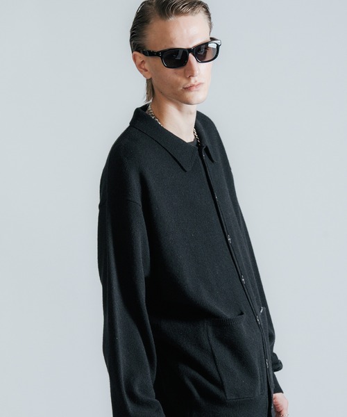 CRIMIE（クライミー）の「YAK KNIT CARDIGAN（ニット/セーター・メンズ・ブラック・L/XL）」の10枚目の写真