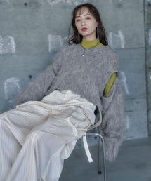 HARE | シャギーマルチWAYニットカーディガン(HARE)(カーディガン/ボレロ)