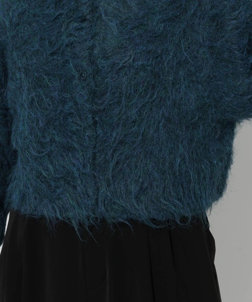 HARE（ハレ）の「シャギーマルチWAYニットカーディガン(HARE)（カーディガン/ボレロ・レディース・グレー/ブルー・FREE）」の6枚目の写真