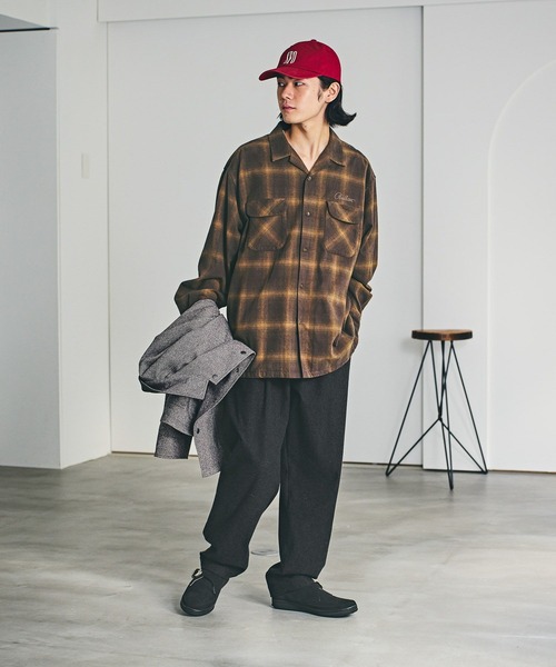 BAYFLOW(ベイフロー)の「カラーツイルロゴCAP(キャップ・メンズ・ブラウン/レッド/ブラック/ブルー/ベージュ・FREE)」の12枚目の写真