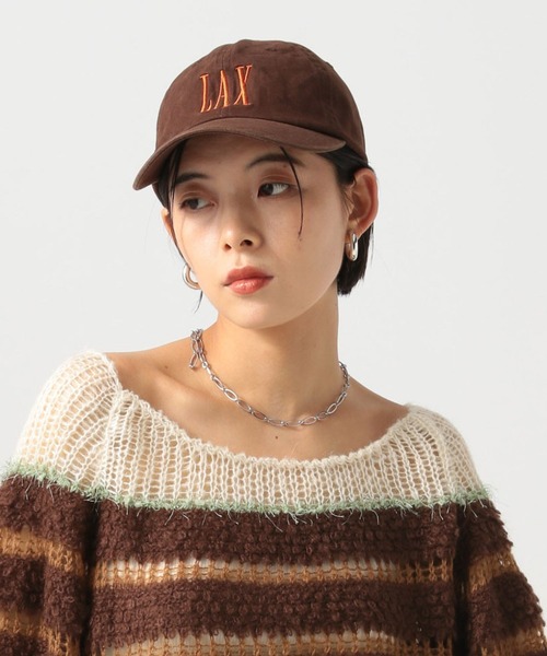 BAYFLOW(ベイフロー)の「カラーツイルロゴCAP(キャップ・メンズ・ブラウン/レッド/ブラック/ブルー/ベージュ・FREE)」の20枚目の写真