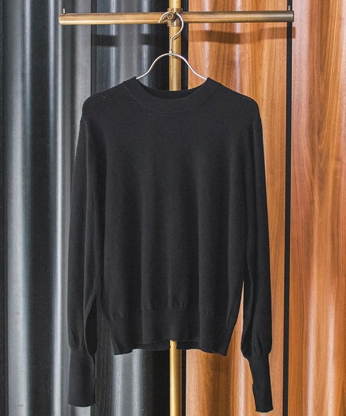 ROSE BUD(ローズバッド)の「BASIC KNIT TOP(ニット/セーター・レディース・レッド/オフホワイト/ブラック・ONE SIZE)」の1枚目の写真