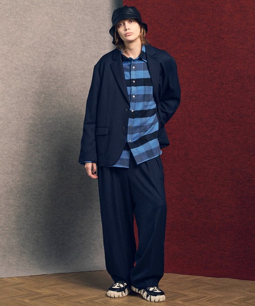 メゾンスペシャル セットアップ UNISEX》Clear Trichotine Relax-Over Set Up/クリアトリコチン
