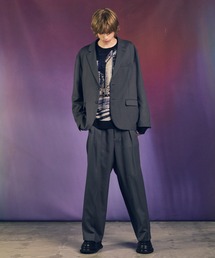 MAISON SPECIAL(]XyV)́sUNISEXtClear Trichotine Relax-Over Set Up/NAgR`bNXI[o[ZbgAbvyMAISON SPECIAL/]XyVz(e[[hWPbg)