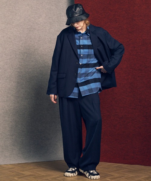 美品 メゾンスペシャル セットアップ UNISEX》Clear Trichotine Relax-Over Set Up/クリアトリコチン