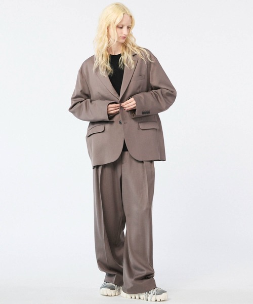 UNISEX》Clear Trichotine Relax-Over Set Up/クリアトリコチン