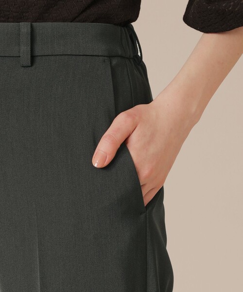 MACKINTOSH LONDON（マッキントッシュ ロンドン）の「ポリエステルツイルストレッチパンツ（その他パンツ・レディース・チャコールグレー/ベージュ系その他5・38/36/40）」の8枚目の写真