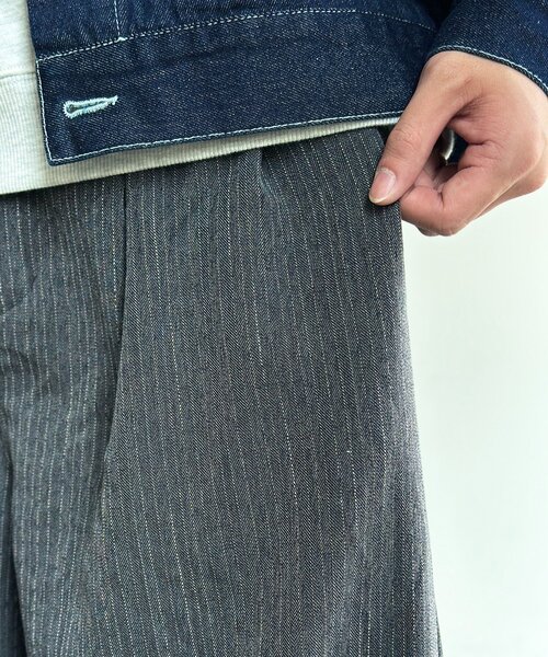 CPCM(シーピーシーエム)の「ヘリンボーンバレルスラックス(スラックス・レディース・ブラック/ネイビー/ブラウン/チャコールグレー・SMALL/MEDIUM/LARGE)」の14枚目の写真