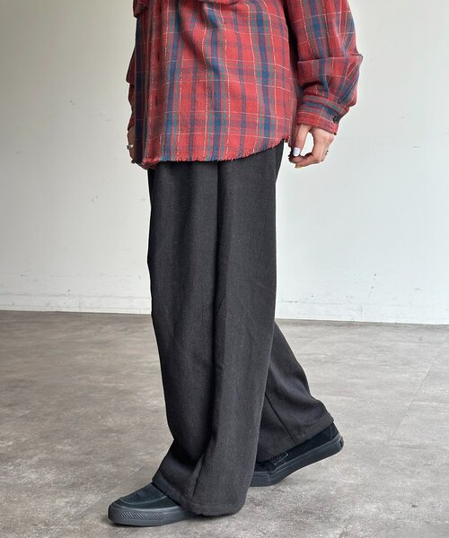 CPCM(シーピーシーエム)の「ヘリンボーンバレルスラックス(スラックス・レディース・ブラック/ネイビー/ブラウン/チャコールグレー・SMALL/MEDIUM/LARGE)」の16枚目の写真