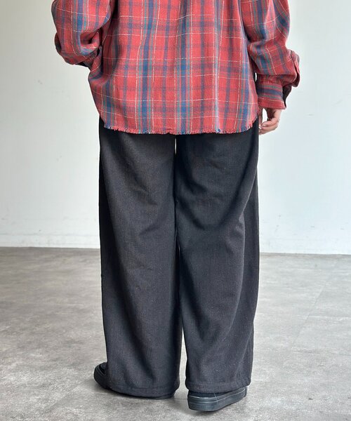 CPCM(シーピーシーエム)の「ヘリンボーンバレルスラックス(スラックス・レディース・ブラック/ネイビー/ブラウン/チャコールグレー・SMALL/MEDIUM/LARGE)」の18枚目の写真