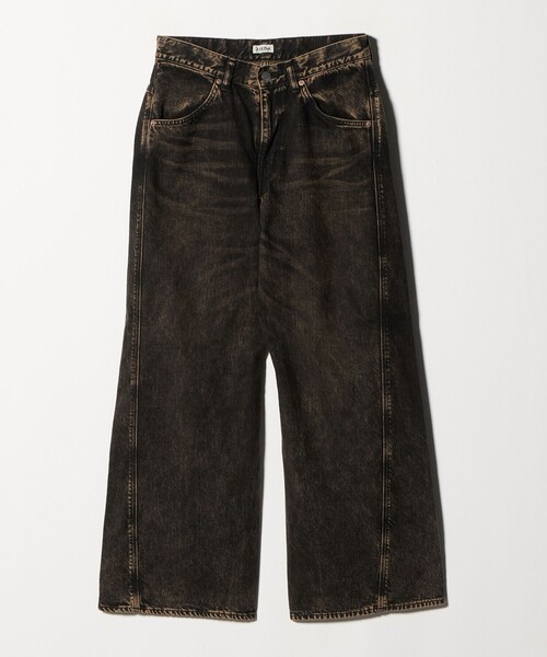 Jieda（ジエダ）の「＜JieDa＞ユーズド 3D ワーク デニム（デニムパンツ・メンズ・ブラック/ライトブルー・1/2）」の2枚目の写真