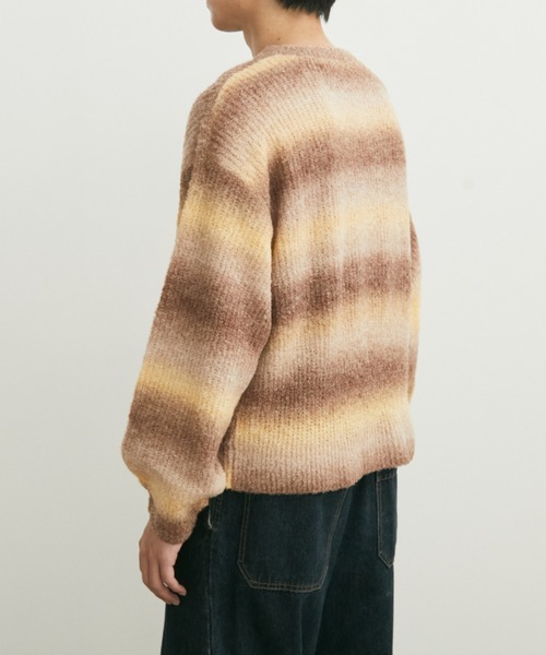 Auntie Rosa（アンティローザ）の「グラデーションオーバールーズニット（ニット/セーター・レディース・ブラウン/オレンジ・FREE）」の12枚目の写真