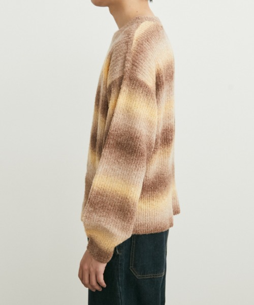 Auntie Rosa（アンティローザ）の「グラデーションオーバールーズニット（ニット/セーター・レディース・ブラウン/オレンジ・FREE）」の11枚目の写真