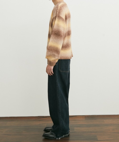 Auntie Rosa（アンティローザ）の「グラデーションオーバールーズニット（ニット/セーター・レディース・ブラウン/オレンジ・FREE）」の14枚目の写真