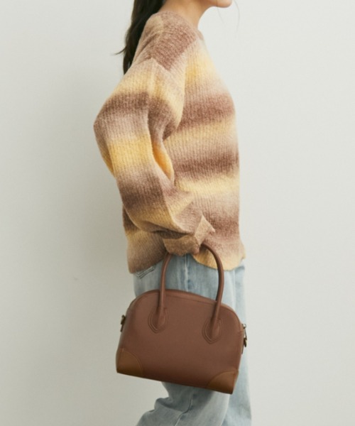Auntie Rosa（アンティローザ）の「【karin’s direction item】グラデーションオーバールーズニット（ニット/セーター・レディース・ブラウン/オレンジ・FREE）」の18枚目の写真