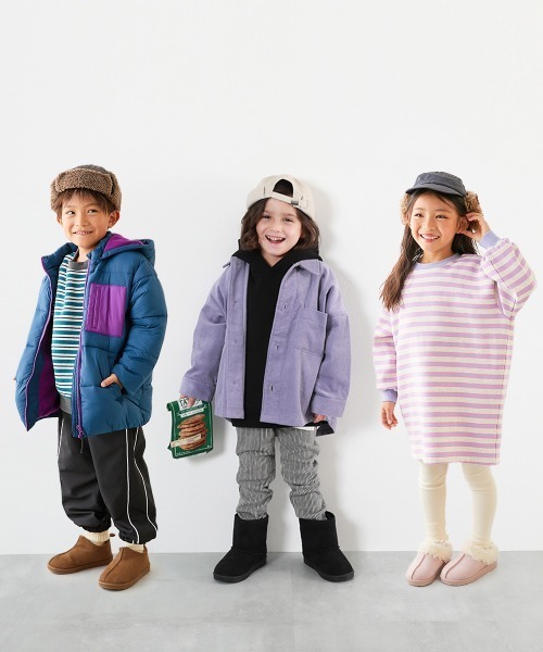 devirock（デビロック）の「防水 ふわふわ ムートン スリッポン（ブーツ・キッズ・ブラック/ピンク/ブラウン・23.0cm/24.0cm/22.0cm/18.0cm/19.0cm/20.0cm/21.0cm）」の7枚目の写真