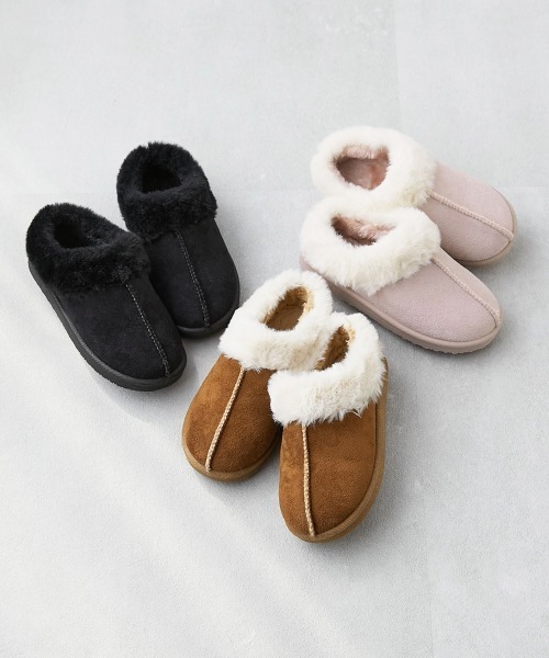 devirock（デビロック）の「防水 ふわふわ ムートン スリッポン（ブーツ・キッズ・ブラック/ピンク/ブラウン・23.0cm/24.0cm/22.0cm/18.0cm/19.0cm/20.0cm/21.0cm）」の15枚目の写真