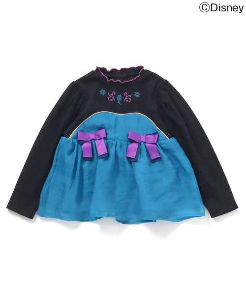 Disney（ディズニー）の「ディズニーキャラクターペプラムトップス（Tシャツ/カットソー・キッズ・ラベンダー/ブラック/アイボリー・120/110/100/90/80/130）」の9枚目の写真